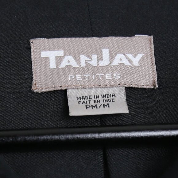 Vintage TanJay Petites Animal Embroidered Button Down Twill Jacket Size Medium - Picture 3 of 8